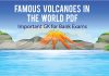 List of Volcanoes in the World & India PDF
