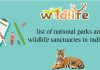 national parks in india pdf important wild life sanctuaries and animals found in them