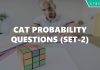 CAT Probability Questions With Solutions