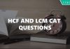 HCF LCM CAT Questions