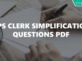 IBPS Clerk Simplification Questions PDF