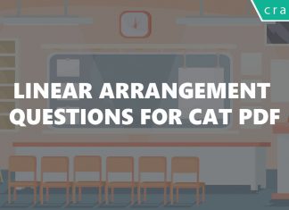Linear Arrangement Questions for CAT PDF
