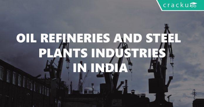 List of Oil Refineries and Steel Plants Industries in India PDF