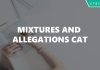 Mixtures and Allegations CAT questions