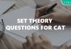 Set Theory Questions for CAT