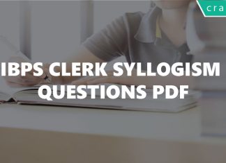 IBPS Clerk Syllogism Questions PDF