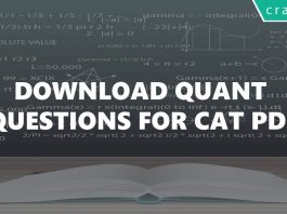 Quantitative aptitude for cat questions PDF