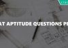 CAT Aptitude Questions PDF