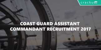 Coast Guard Assistant Commandant Recruitment 2017