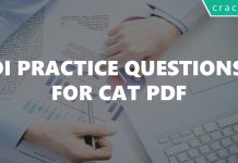 DI Practice Questions for CAT PDF