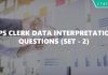 IBPS Clerk Data Interpretation Questions (Set -2) PDF