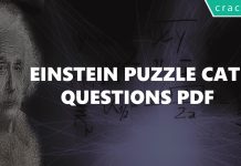 Einstein Puzzle CAT Questions PDF