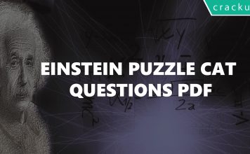 Einstein Puzzle CAT Questions PDF