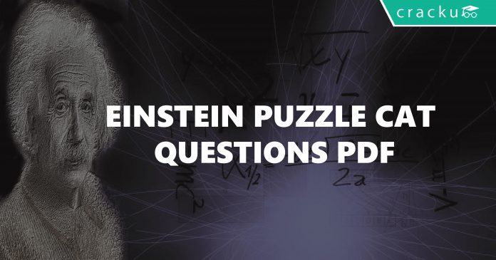 Einstein Puzzle CAT Questions PDF