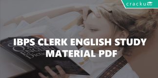 IBPS Clerk English Study Material PDF