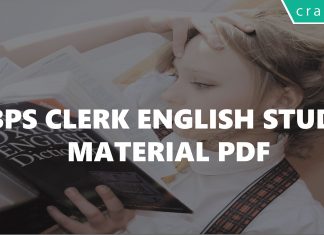 IBPS Clerk English Study Material PDF