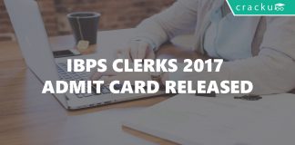 IBPS Clerks 2017 Admit Card Released