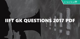 IIFT GK Questions 2017 PDF