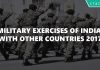 Military Exercises of India with Other Countries