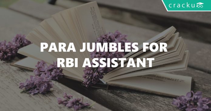 Para Jumbles For RBI Assistant