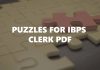 Puzzles For IBPS Clerk PDF
