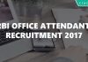 RBI Office Attendant Notification 2017