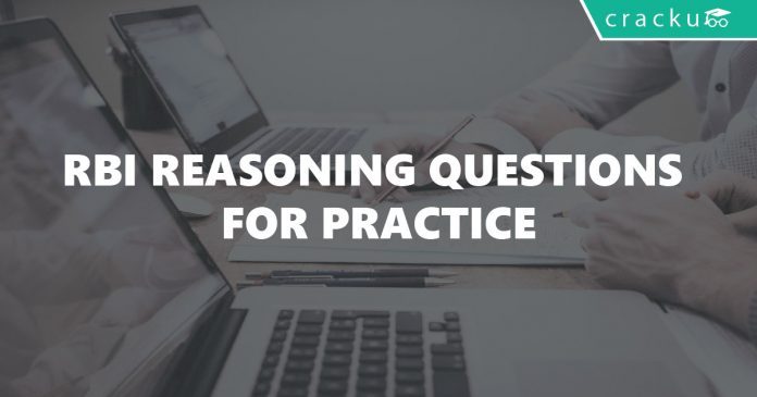 RBI Reasoning Questions For Practice