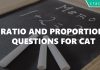 Ratio And Proportion Questions For CAT