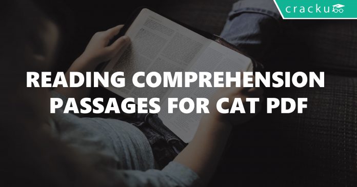 Reading Comprehension Passages with Questions and Answers for CAT