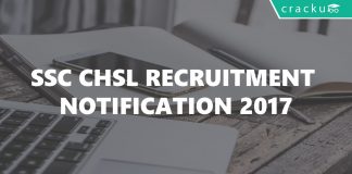 SSC CHSL Recruitment Notification 2017