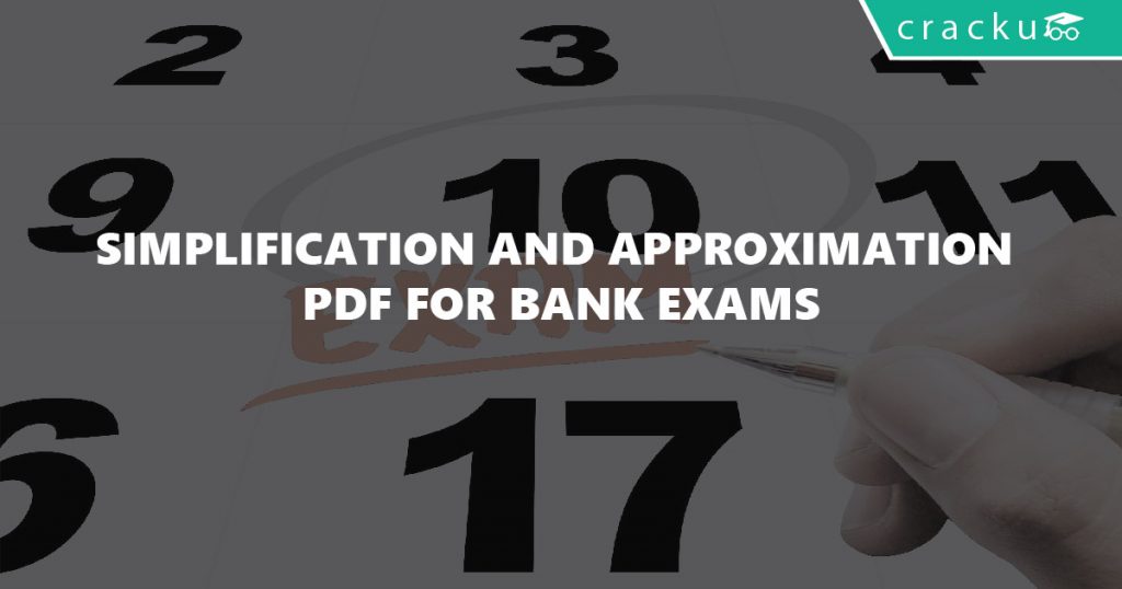 Simplification and Approximation PDF for Bank Exams - Cracku