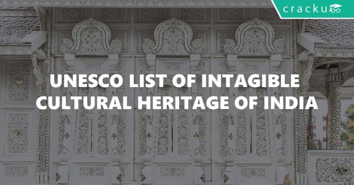 UNESCO Intangible Cultural Heritage Elements of India