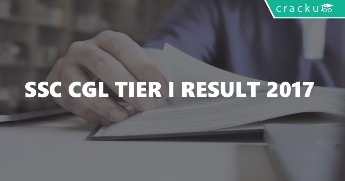 SSC CGL Tier 1 Results 2017