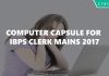 Computer Capsule for IBPS Clerk Mains 2017