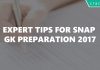 How to prepare for GK for SNAP 2017 - Tips