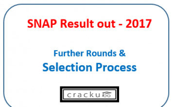 SNAP Result 2017 - selection process - rounds gepiwat