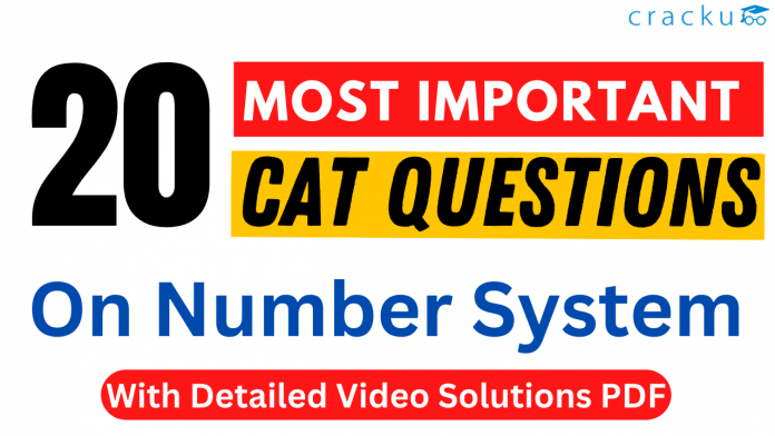 CAT Questions on Number System with Video Solutions PDF