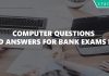 Computer Questions and Answers for Bank Exams PDF