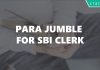 Para Jumble for SBI Clerk