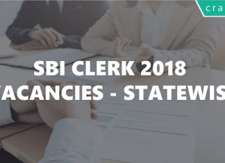 SBI Clerk 2018 Vacancies Statewise