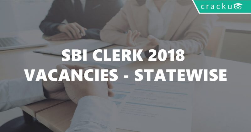 SBI Clerk 2018 vacancy state wise - Cracku