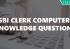 SBI Clerk Computer Knowledge Questions