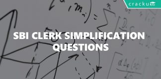 SBI Clerk Simplification Questions