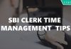 SBI Clerk Time Management Tips