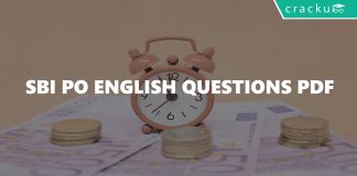 SBI PO English Questions PDF