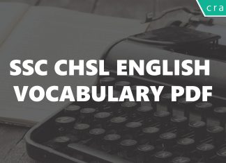 Synonyms and Antonyms for SSC CHSL questions