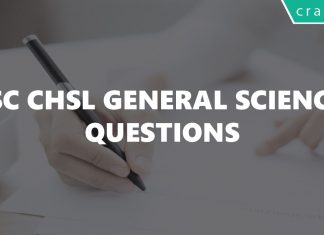 SSC CHSL General Science Questions.