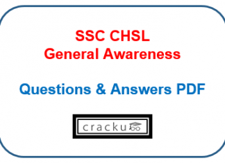 SSC CHSL General awareness study material pdf