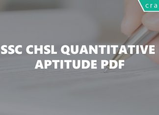 SSC CHSL Quantitative Aptitude PDF
