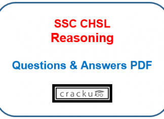 SSC CHSL Reasoning questions and answers pdfSSC CHSL Reasoning questions and answers pdf